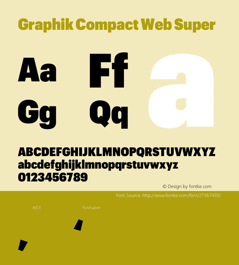 Graphik Compact Web Super Regular Version 1.1 2017 Font Sample